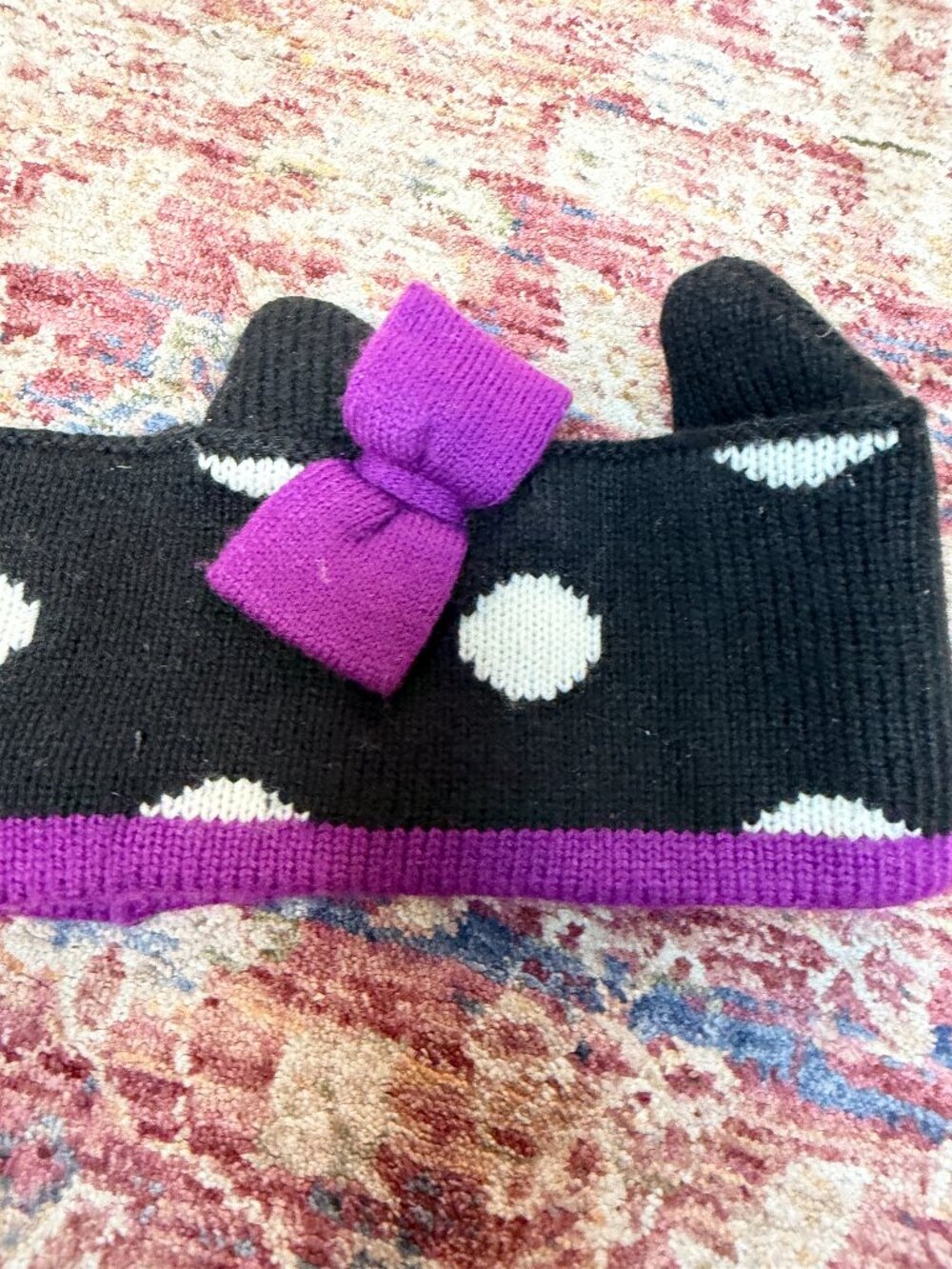 Gymboree Kids Girls Kitty Kat Polka Dot Earbands In Great Shape!!